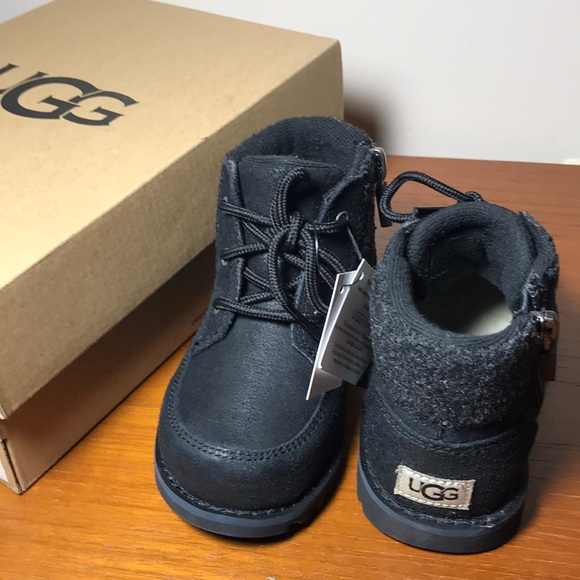 UGG Other - Ugg Baby Boots Kids size Black toddler boys 10